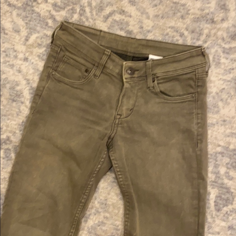 GREEN DENIM JEANS